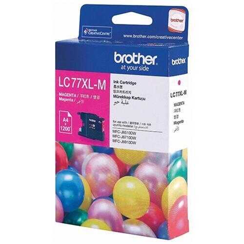 Brother LC-77XLM 2.400 Sayfalık Orijinal Inkjet Kırmızı Kartuş