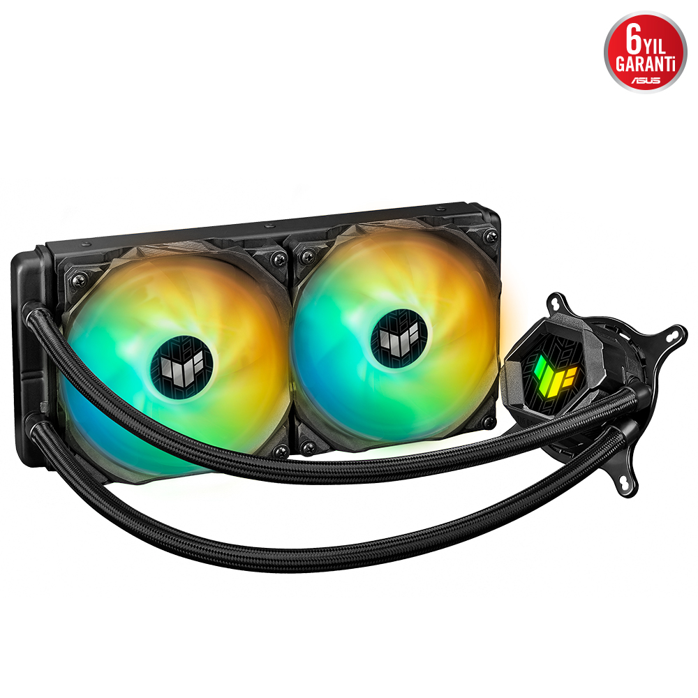 Asus TUF GAMING LC II 240 ARGB 2x12cm ARGB Fanlı INTEL-AMD Sıvı Sağutmalı İşlemci Fanı