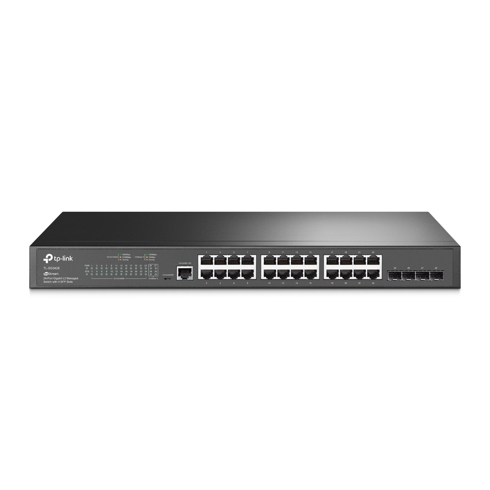 T-Link TL-SG3428 24 Port Gigabit 4 Port SFP Yönetilebilir Rack Mount Ethernet Switch