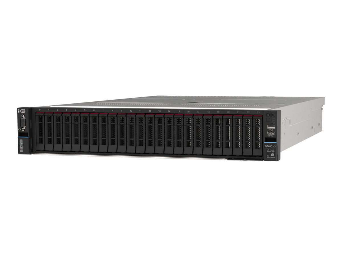 Lenovo 7D76A058EA SR650 V3 Xeon Silver 4510 2.4GHz 12Core 32GB 940-8i 4GB 1100W 2U Rack Sunucu