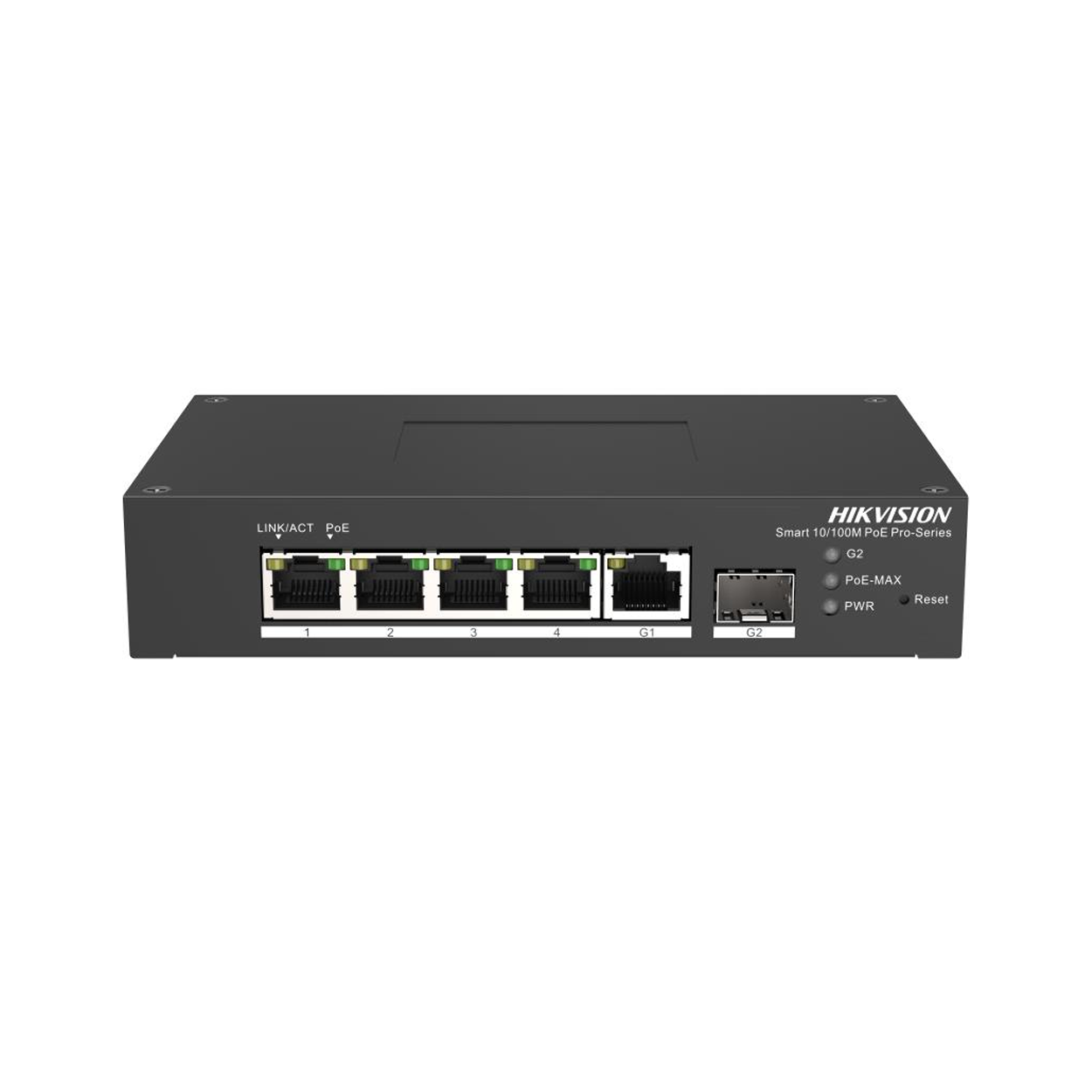 Hikvision DS-3T1306P-SI/HS 4 Port 10/100Mbps 1 Port Uplink 1 Port SFP 60W L2 Yönetilenilir Endüstriyel Switch