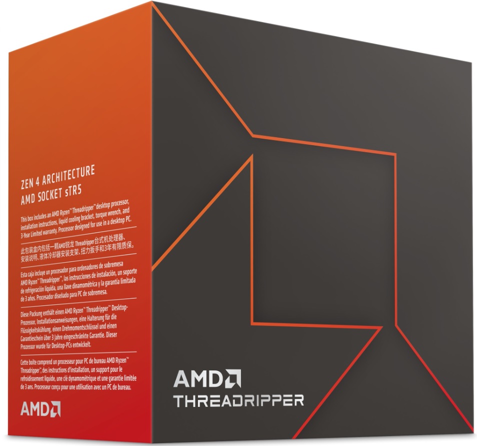 Amd Ryzen Threadripper 7960X Sc-STR5 4.2Ghz 24Mb 24 Çekirdekli 350W NoVGA AMD İşlemci