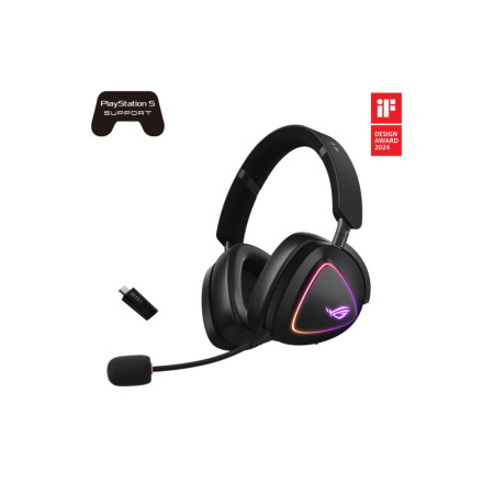Asus ROG DELTA II Kafa Bantlı Titanyum Sürücüler Rog Speednova Kablosuz Mikrofonlu Kulaklık