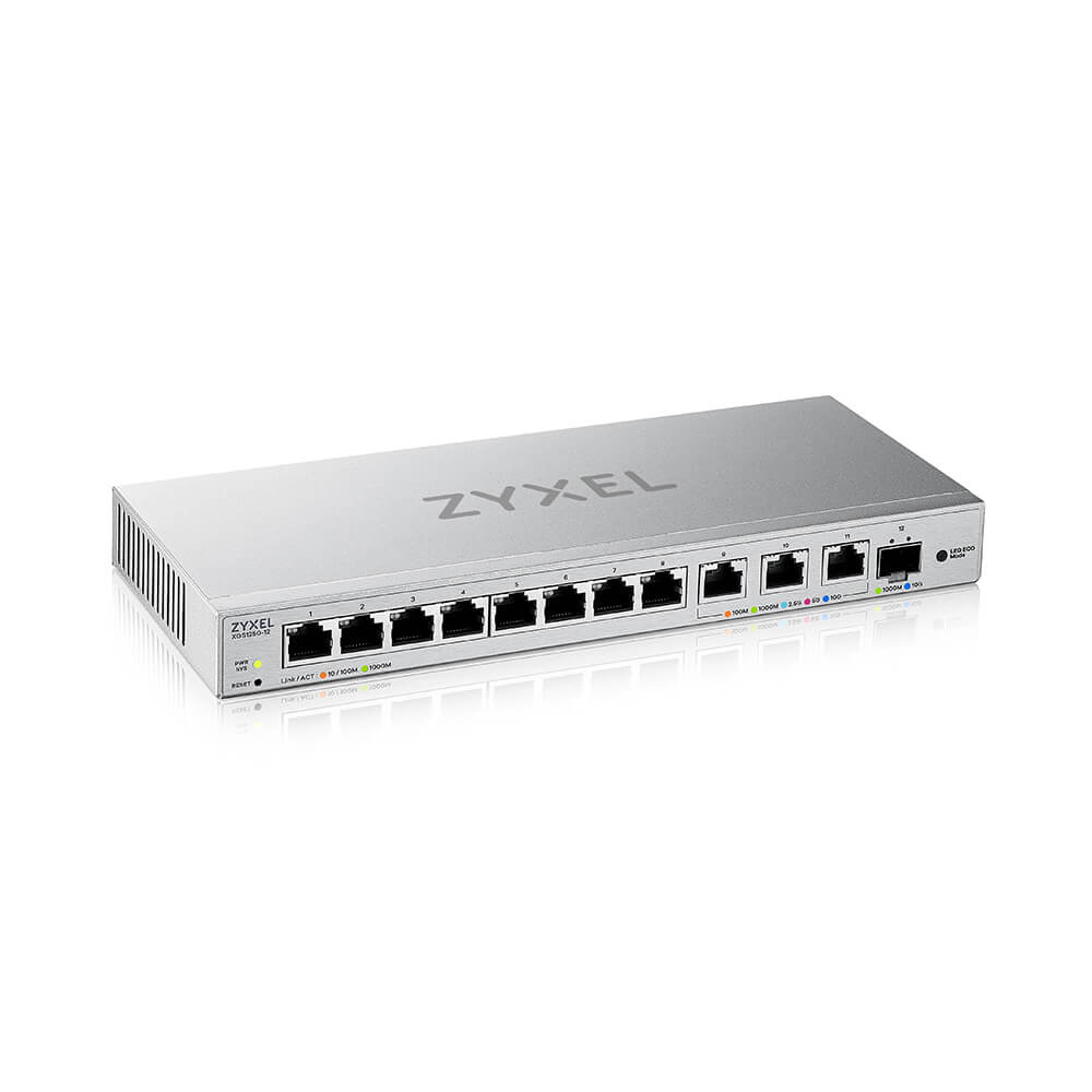 Zyxel XGS1250-12-ZZ0102F V2 12 Port Gigabit 3 Port 2.5Gbit 1 Port SFP Web Managed Ethernet Switch