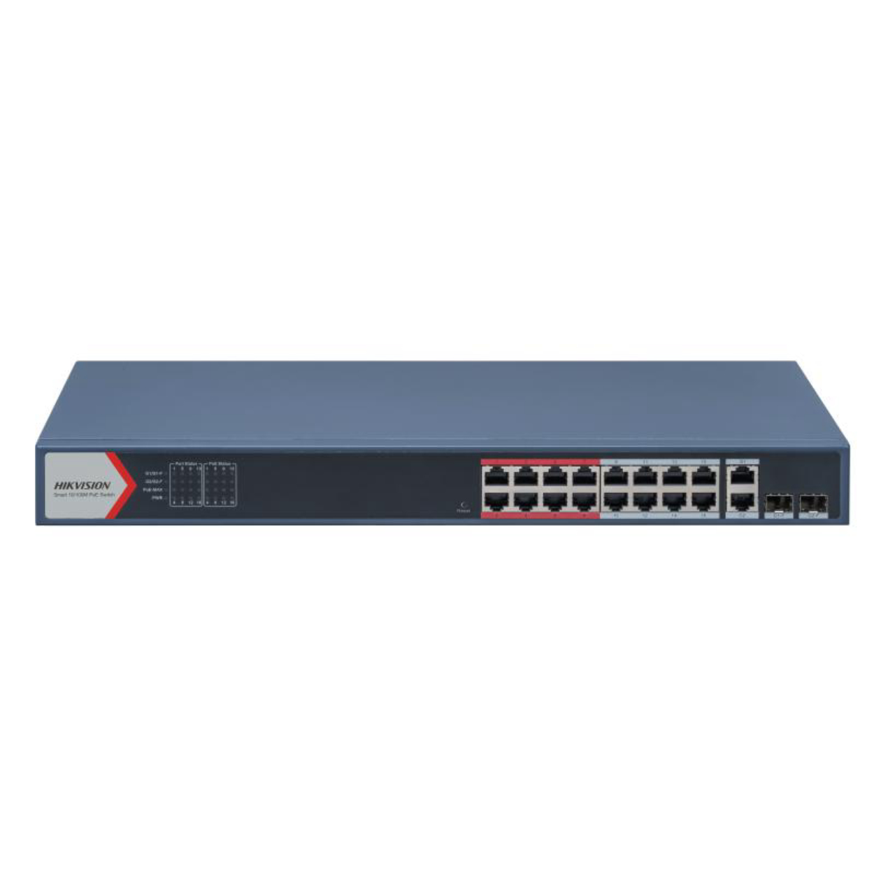 Hikvision DS-3E1318P-EI-B 16 Port 10/100Mbps PoE 2 Port SFP 230W PoE Switch