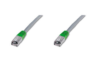 Digitus DK-1521-100-CO 10 Mt CAT5E AWG26 S/FTP Cross Gri Patch Cord Kablo