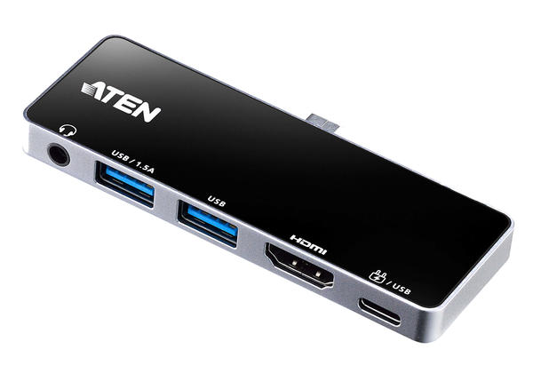 Aten UH3238 USB Type C to HDMI USB Tracel Dock with Power Pass Through