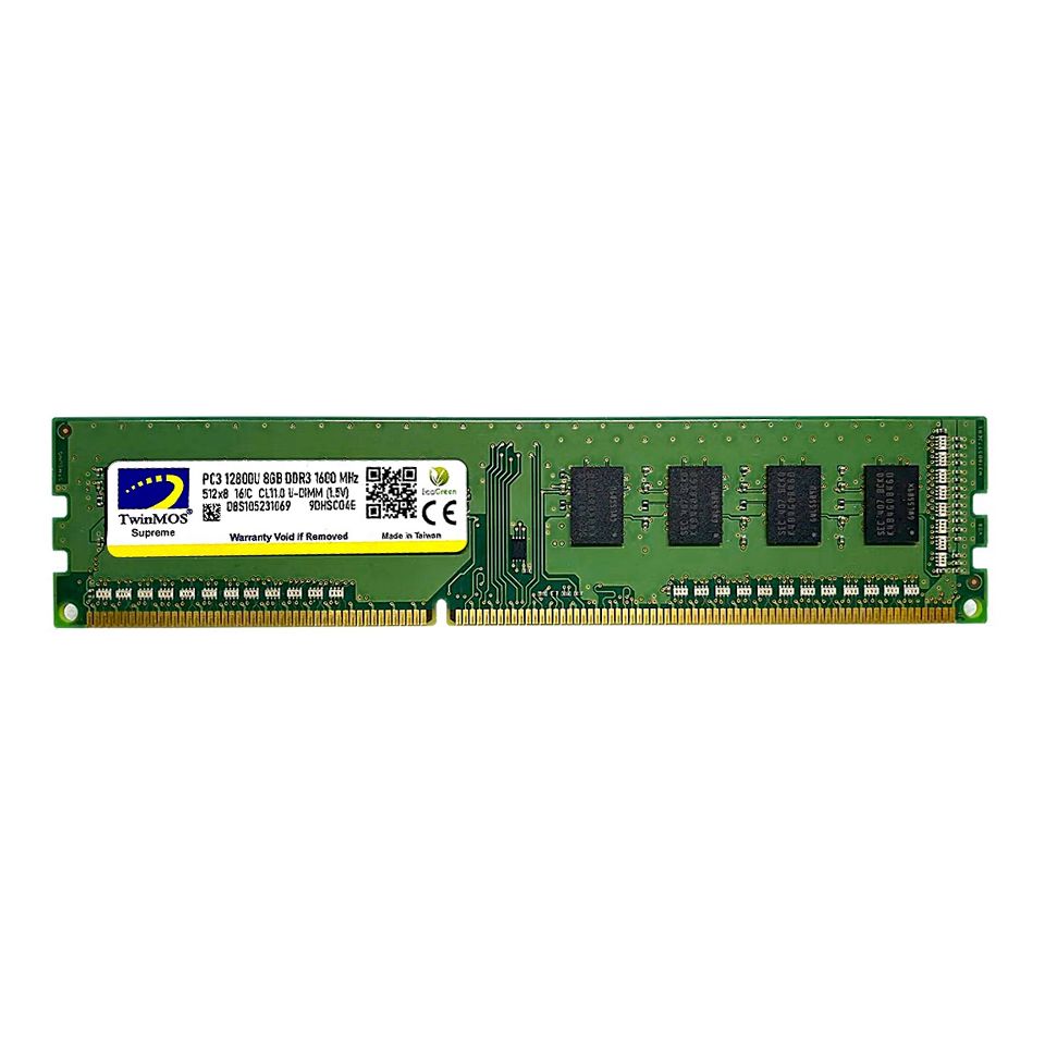 Twinmos MDD38GB1600D 8 GB DDR3 1600Mhz CL11 Bilgisayar Bellek