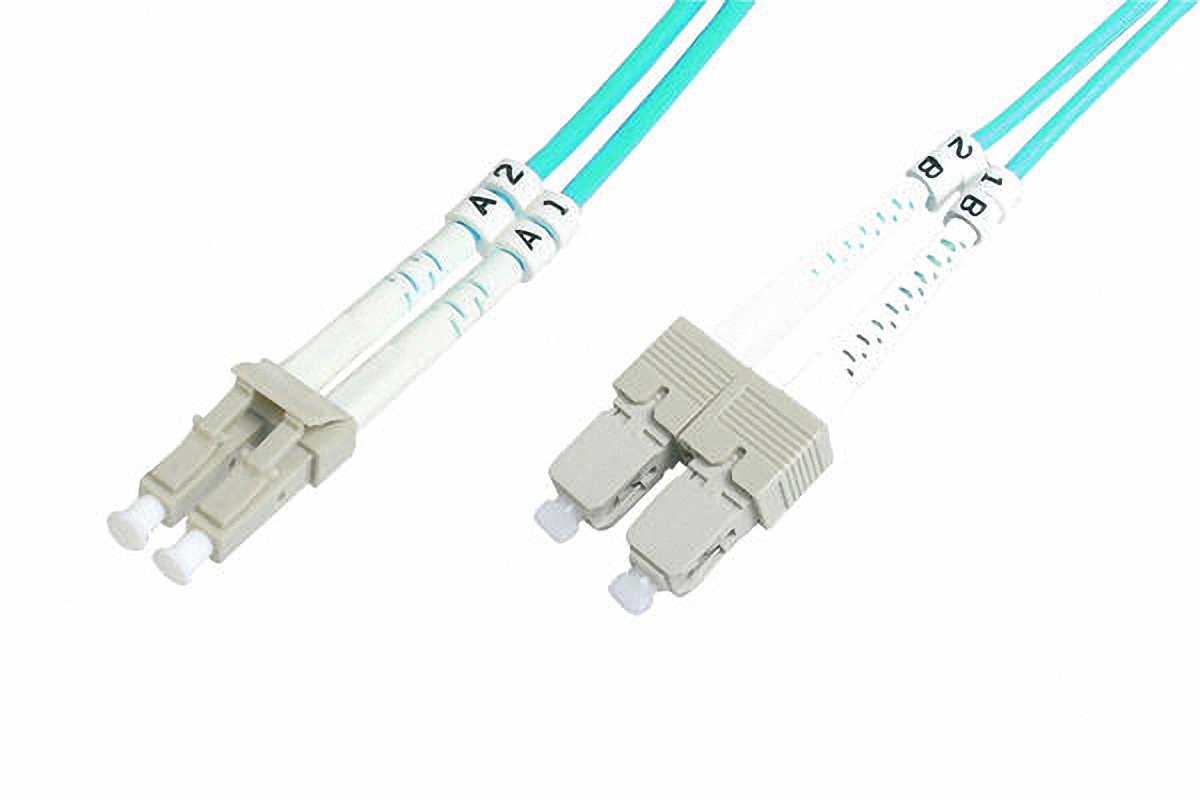 Beek BC-FO-5LCSC-40/3 40 Mt LC-SC 50/125 OM3 Multimode Duplex Patch Cord Kablo