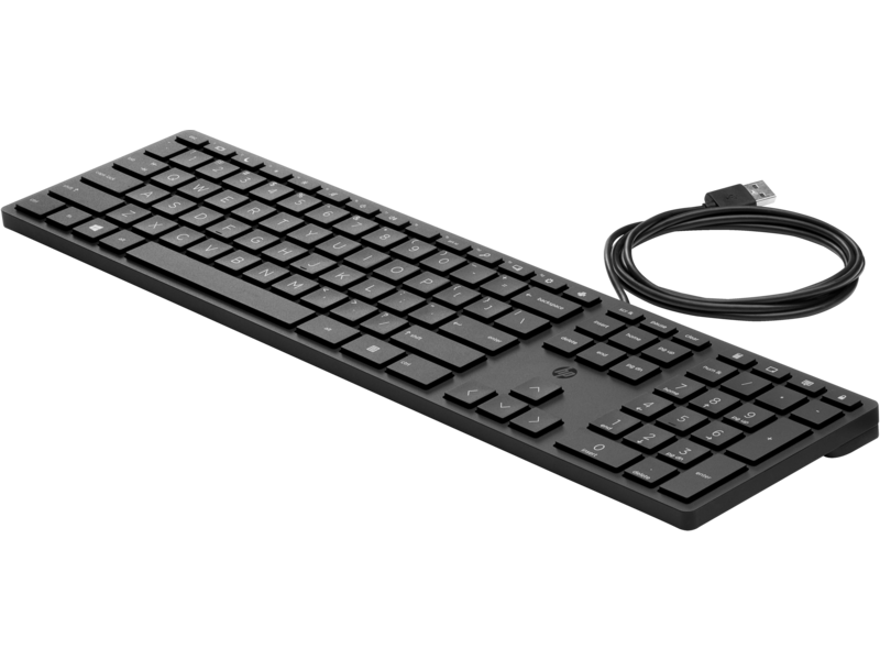 Hp 9SR37AA 320K Usb Q TR Standart Kablolu Siyah Klavye