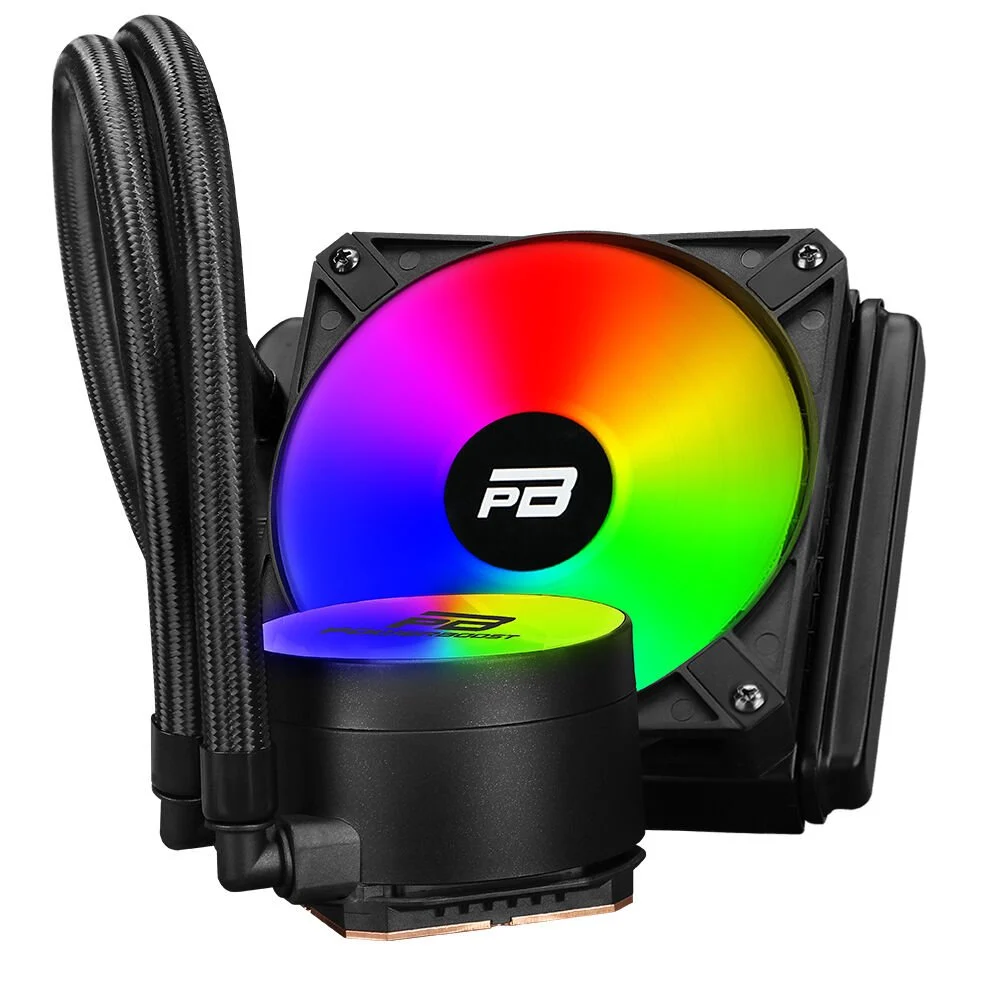 PowerBoost PB-LCS-YC120 NOBLE 120 12Cm RGB Fanlı AMD-INTEL AM5-1700 Sıvı Soğutmalı Fan