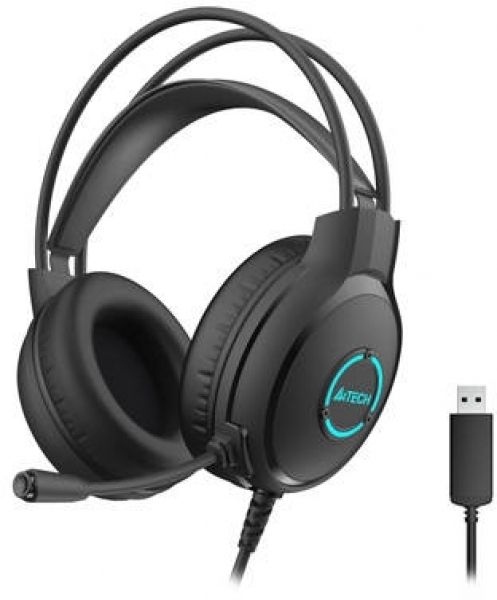 A4 Tech FH-300U USB Siyah Kablolu Mikrofonlu Kulaklık