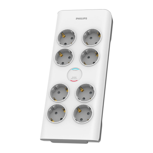Philips SPN7080WA/62 2 Mt 8 Soket 900 Joules beyaz Akım Korumalı Priz