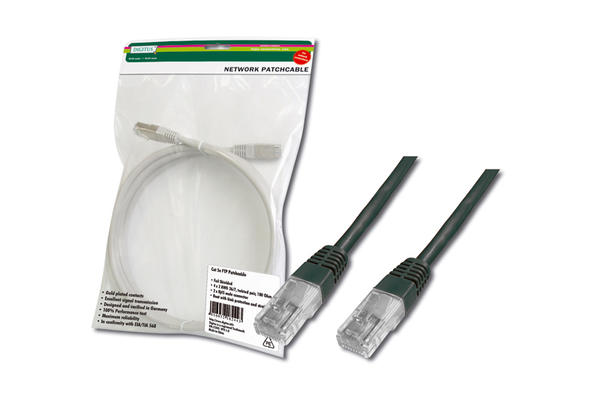 Digitus DK-1511-100/BLACK 10 Mt CAT5E AWG26/7 U/Utp Siyah Patch Cord Kablo