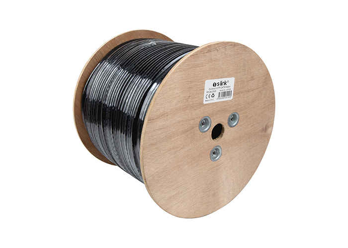 S-Link SL-CAT609 305 Mt UTP CAT6 23AWG 0.56mm CCA Double Jack Siyah Network Kablosu