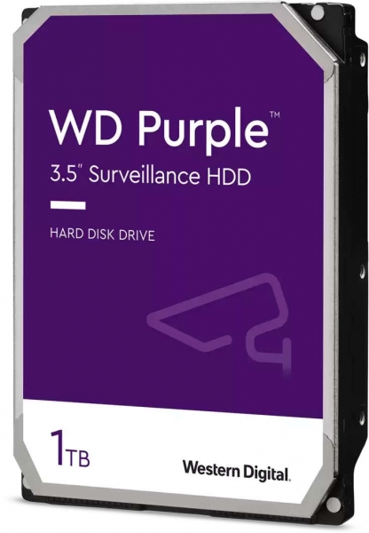 Western Digital WD11PURZ 1 TB 5400Rpm 64MB SATA 3.5 inch Purple 7/24 Harddisk