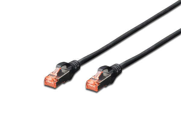 Digitus DK-1644-050/BL-OD 5Mt CAT6 S/FTP CAT6 AWG27/7 Siyah Patch Cord Kablo