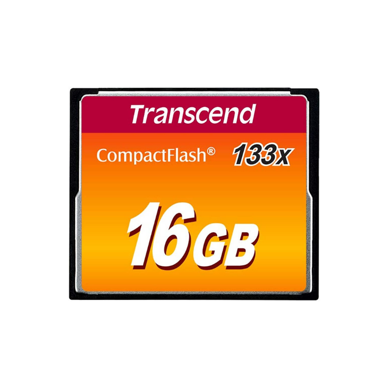 Transcend TS16GCF133 16 GB CF133 133X 90/60Mb/s CompactFlash Hafıza Kartı