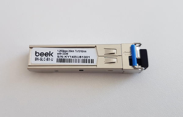 Beek BN-GLC-BX-U 20 Km 1.25Gbps 1490-nm TX/1490-nm Cisco Extreme LC SFP Modül