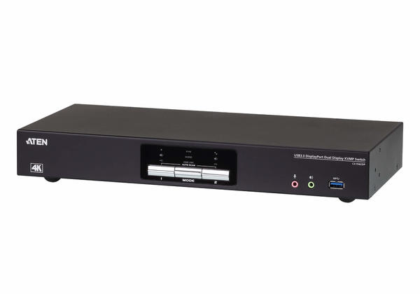 Aten CS1942DP 2 Port USB 3.0 4 K Dual Dipslay Port KVMP Switch