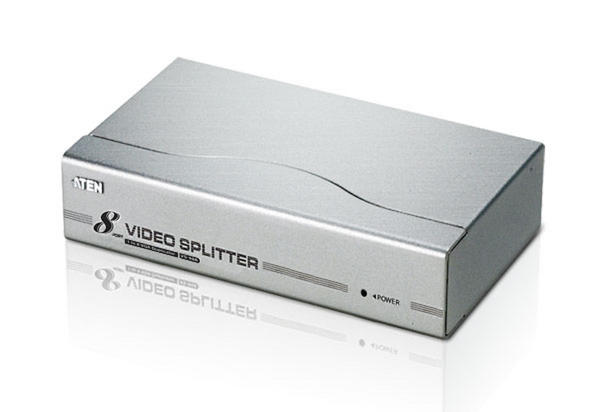 Aten VS98A 65 Mt 1 Giriş 8 Çıkış 1920 x 1440 300Mhz VGA Çoklayıcı Splitter