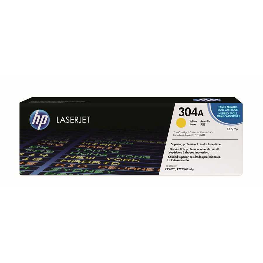 Hp CC532A 304A 2.800 Sayfalık Sarı Orjinal Laser Toner