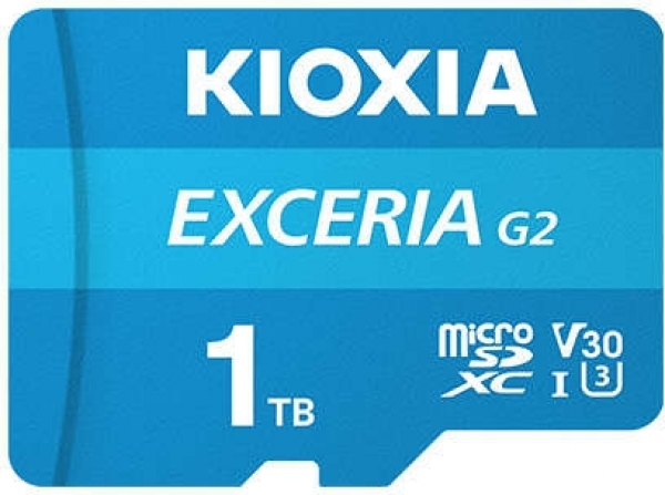 Kioxia LMEX2L001TG2 Exceria G2 1 TB 100Mb/s U1 V30 4K CL10 microSD Hafıza Kartı