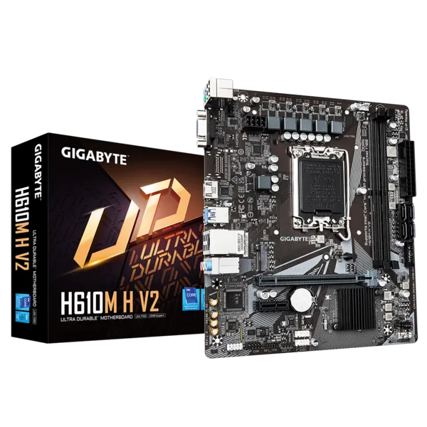 Gigabyte H610M H V2 Sc-1700 H610 DDR5 5600Mhz M2 mATX INTEL Anakart