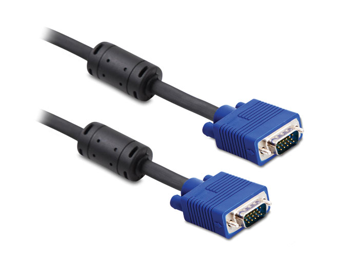 S-Link SL-VGA50 50 Mt VGA to VGA Erkek-Erkek Siyah VGA Görüntü Kablosu