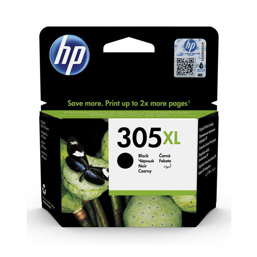 Hp 3YM62AE 305XL 240 Sayfalık Yüksek Kapasiteli Siyah Orijinal Inkjet Kartuş