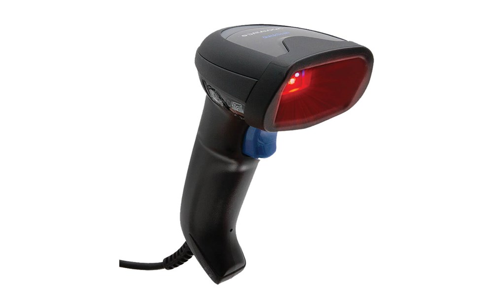 Datalogic QD2590 USB 2D El Tipi Ayaklı Kablolu Karekod Barkod Okuyucu