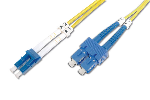 Digitus DK-2932-01 1 Mt LC-SC 09/125 Singlemode Duplex Fiber Patch Kablo
