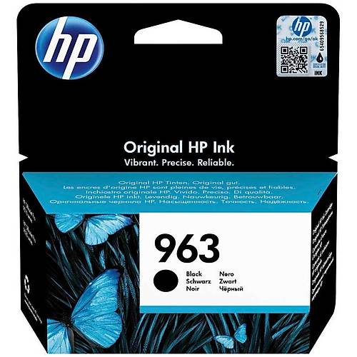 Hp 3JA26AE 963 1.000 Sayfalk Siyah Orijinal Inkjet Kartu