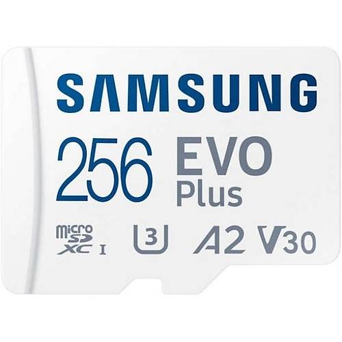 Samsung MB-MC256SA/TR 256 GB EvoPlus A2 V30 SDXC microSD Kart
