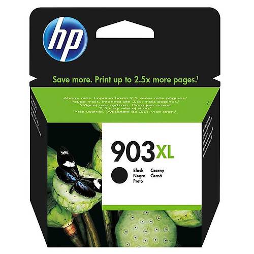 Hp T6M15AE 903XL 825 Sayfalk Yksek Kapasiteli Siyah Orijinal Injekt Kartu