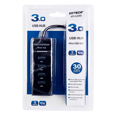 Hytech HY-U340 USB 3.0 to 4 PORT USB 3.0 Hub USB oklayc