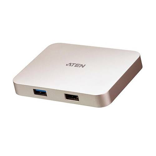 Aten UH3235 USB 3.1 Type C Gen 1 USB 2.0 to HDMI 4K Ultra Mini Dock with Power Pass-through