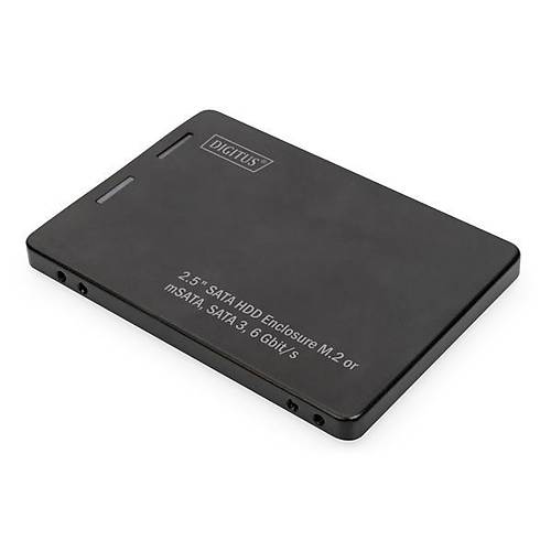 Digitus DA-71118 M2 mSATA to 2.5 inch SATA Siyah Dntrc Harddisk Kutusu