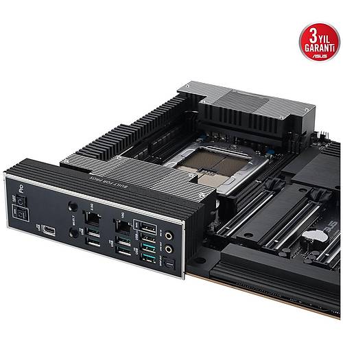 Asus PRO WS TRX50-SAGE WIFI Sc-sTR5 TRX50 DDR5 8000Mhz 3xM2 10Gbit 2.5Gbit Wi-Fi7-BT ATX AMD Anakart