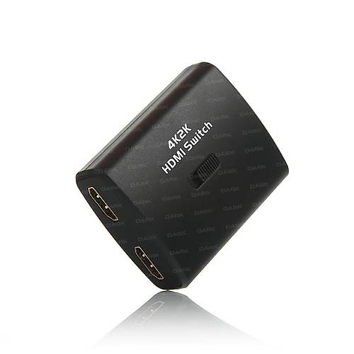 Dark DK-HD-SW201 2 Girili 1 kl 4K ki Ynl HDMI Sinyal Seici Switch