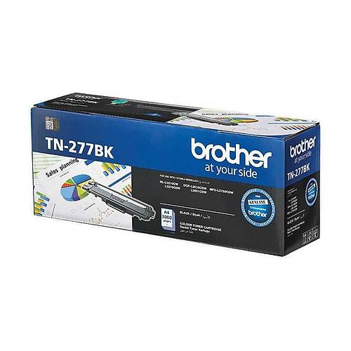 Brother TN-277BK 3.000 Sayfalk Siyah Orijinal Lazer Toner