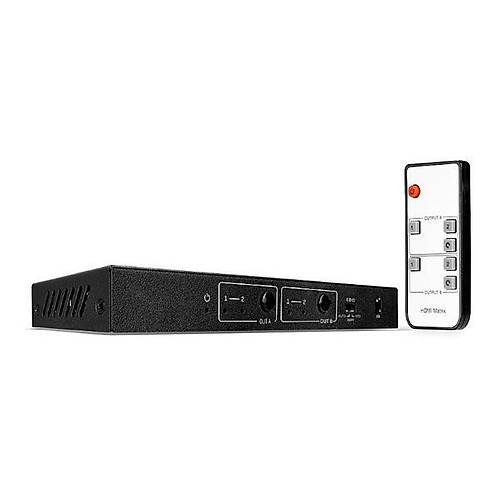 Lindy LIN-38302 2 Giri 2 k 18G 4K 60Hz 8Bit HDMI Matrix Kumandal Switch