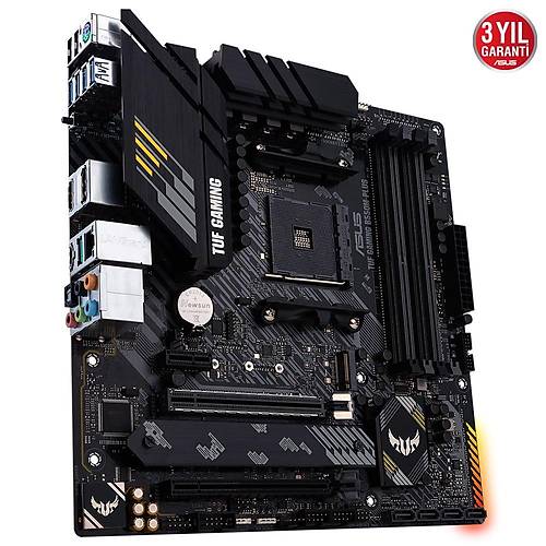 Asus TUF GAMING B550M-PLUS SC-AM4 B550 DDR4 4800(OC) M2 mATX Amd Anakart