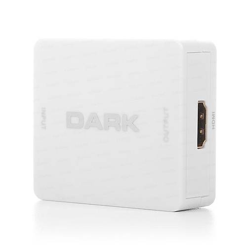 Dark DK-HD-AVGAXHDMI Analog VGA SES to HDMI Dijital Dii-Dii Aktif Dntrc Beyaz Adaptr