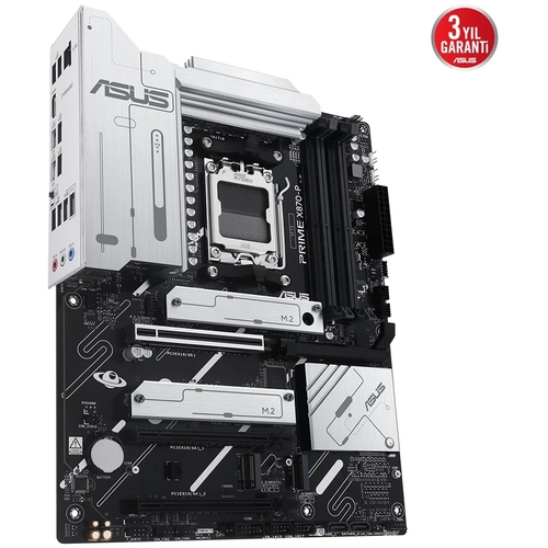 Asus PRIME X870-P Sc-AM5 X870 DDR5 8000MHz 4xM2 2xUSB4 2.5Gbit LAN ATX AMD Anakart