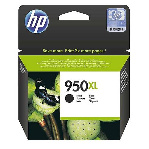 Hp CN045AE 950XL 2.300 Sayfalk Yksek Kapasiteli Siyah Orijinal Inkjet Kartu