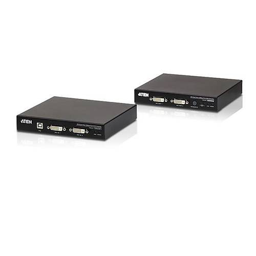 Aten CE624 150 Mt  DVI-D To CAT Dual Link USB 1920x1080 DVI-D ESD Mesafe Uzatma Cihaz