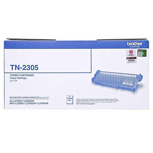 Brother TN-2305 1.200 Sayfalk Siyah Orijinal Lazer Toner