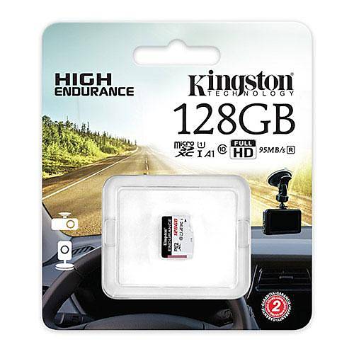 Kingston SDCE/128GB 128 GB 95-45 Mb/s Class 10 UHS-I A1 Endurance microSD Hafza Kart