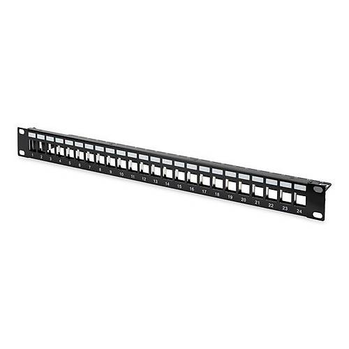 Digitus DN-91411 24 Port 1U Zrhl Siyah Bo Patch Panel